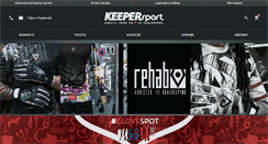 Desktop Screenshot of keepersport.si